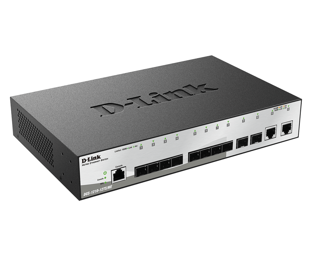 D-Link DGS-1210-12TS/ME 8 Port Fiber Switch D-Link DGS-1210-12TS/ME 8 Port Fiber Switch
